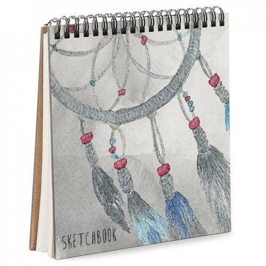 Блокнот Sketchbook Dream catcher квадратный 16,7х18 см (BDK_17A013) Блокнот Sketchbook Dream catcher квадратный 16,7х18 см (BDK_17A013)