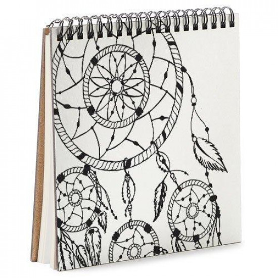 Блокнот Sketchbook Ловець снів квадратний 16,7 х18 см (BDK_17A014) Блокнот Sketchbook Ловець снів квадратний 16,7 х18 см (BDK_17A014)