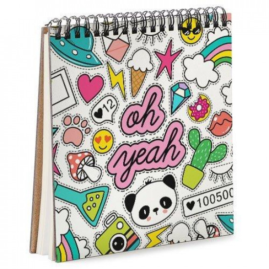 Блокнот Sketchbook Стікери квадратний 16,7 х18 см (BDK_17A098) Блокнот Sketchbook Стікери квадратний 16,7 х18 см (BDK_17A098)