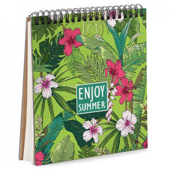 Блокнот Sketchbook Enjoy summer квадратний 16,7 х18 см (BDK_TRO015) Блокнот Sketchbook Enjoy summer квадратний 16,7 х18 см (BDK_TRO015)