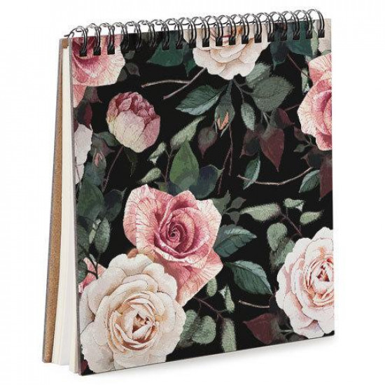 Блокнот Sketchbook Ніжні троянди квадратний 16,7 х18 см (BDK_FFL007) Блокнот Sketchbook Ніжні троянди квадратний 16,7 х18 см (BDK_FFL007)