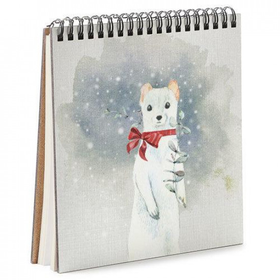 Блокнот Sketchbook Сніжок квадратний 16,7 х18 см (BDK_19NG008) Блокнот Sketchbook Сніжок квадратний 16,7 х18 см (BDK_19NG008)