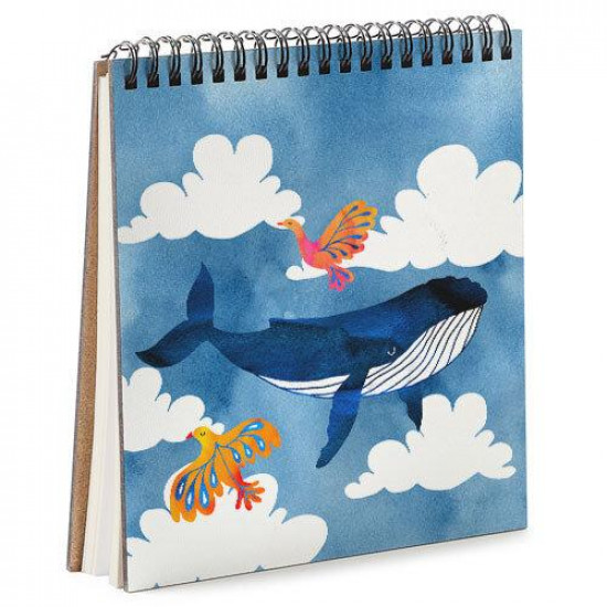 Блокнот Sketchbook Кашалот квадратний 16,7 х18 см (BDK_EX013) Блокнот Sketchbook Кашалот квадратний 16,7 х18 см (BDK_EX013)