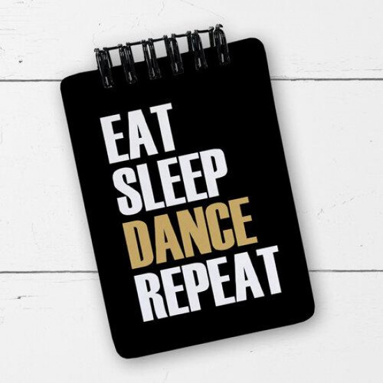Блокнот на пружине Baby Eat sleep dance repeat A7 7*10 см (BL7_20J006) Блокнот на пружине Baby Eat sleep dance repeat A7 7*10 см (BL7_20J006)