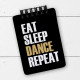 Блокнот на пружине Baby Eat sleep dance repeat A7 7*10 см (BL7_20J006) Блокнот на пружине Baby Eat sleep dance repeat A7 7*10 см (BL7_20J006)