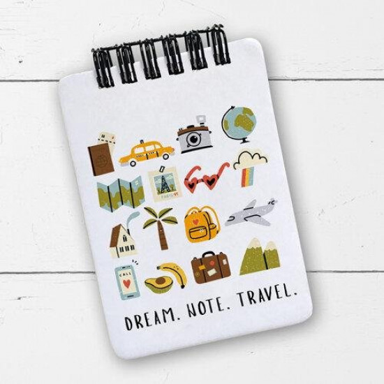 Блокнот на пружине Baby Dream Note Travel A7 7*10 см (BL7_20J017) Блокнот на пружине Baby Dream Note Travel A7 7*10 см (BL7_20J017)