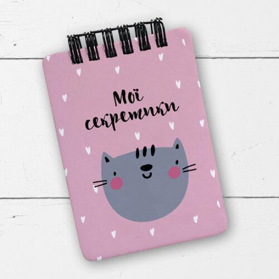 Блокнот на пружине Baby Мої секретики A7 7*10 см (BL7_20J011) Блокнот на пружине Baby Мої секретики A7 7*10 см (BL7_20J011)