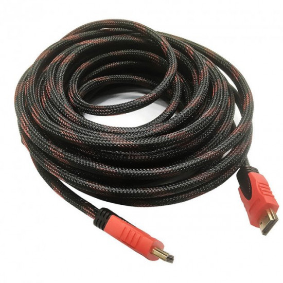 Кабель Lesko HDMI/HDMI 20m для подключения техники совместим с телевизорами проекторами Кабель Lesko HDMI/HDMI 20m для подключения техники совместим с телевизорами проекторами