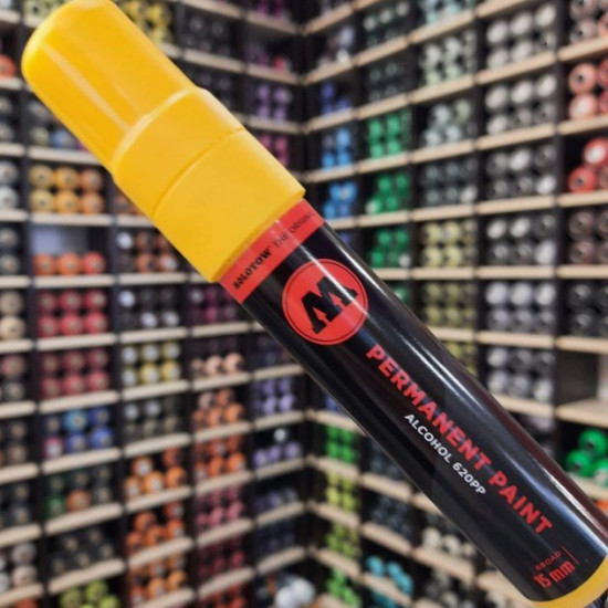 Маркер спиртовий Molotow 620PP Zinc Yellow (Жовтий) 15мм Маркер спиртовий Molotow 620PP Zinc Yellow (Жовтий) 15мм