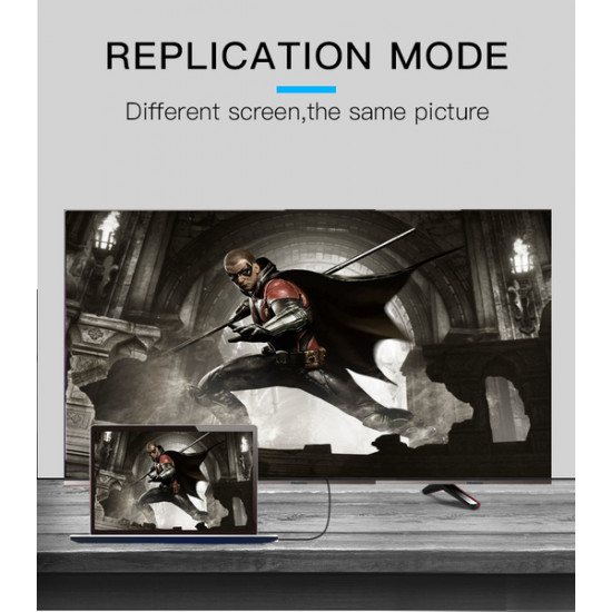 Кабель Vention HDMI-HDMI, 5m, v1.4, 4K 30Hz (VAA-M02-B500)