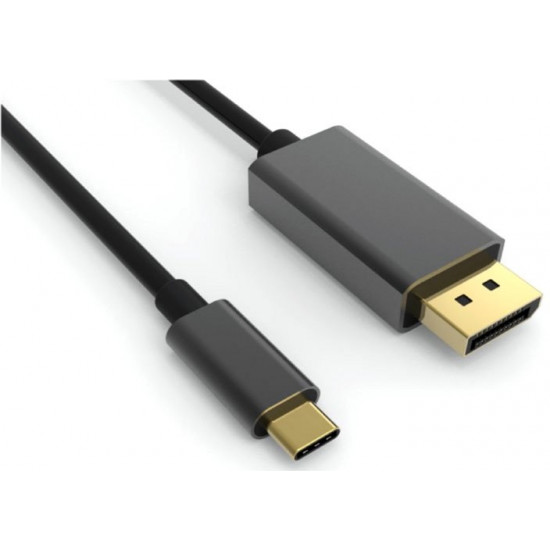 Адаптер-переходник Viewcon USB-C на DisplayPort 1.5 м Black (TE392) Адаптер-переходник Viewcon USB-C на DisplayPort 1.5 м Black (TE392)