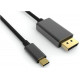 Адаптер-переходник Viewcon USB-C на DisplayPort 1.5 м Black (TE392) Адаптер-переходник Viewcon USB-C на DisplayPort 1.5 м Black (TE392)