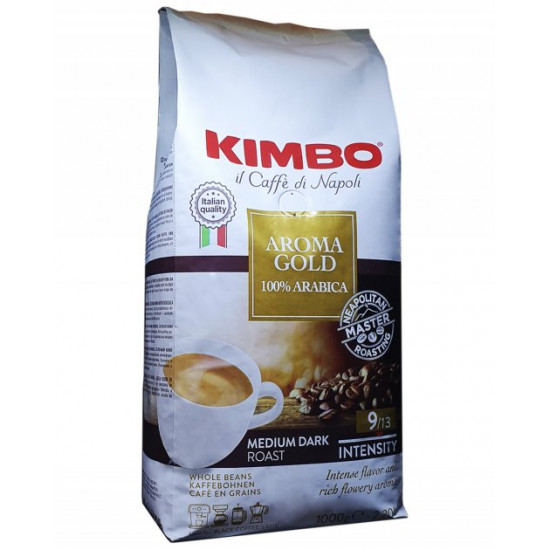Кофе Kimbo Aroma GOLD у зернах1 кг (55161) Кофе Kimbo Aroma GOLD у зернах1 кг (55161)