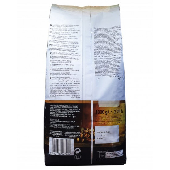 Кофе Kimbo Espresso Bar Extra Crema у зернах 1 кг (55162)