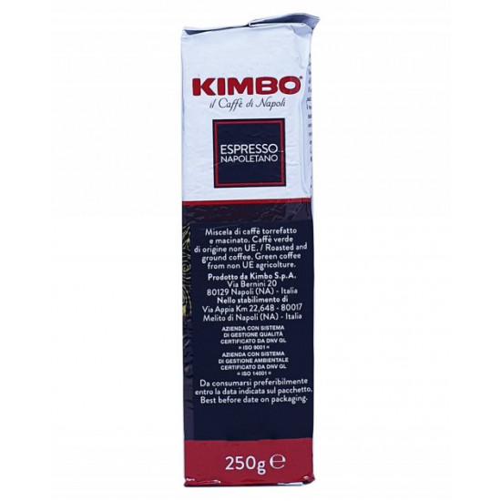 Кофе Kimbo Espresso di Napoli Napoletano мелена 250 г (55) Кофе Kimbo Espresso di Napoli Napoletano мелена 250 г (55)