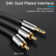Кабель Vention AUX 3.5 mm M - 2xRCA M, 1 m, Black (BCFBF) Кабель Vention AUX 3.5 mm M - 2xRCA M, 1 m, Black (BCFBF)