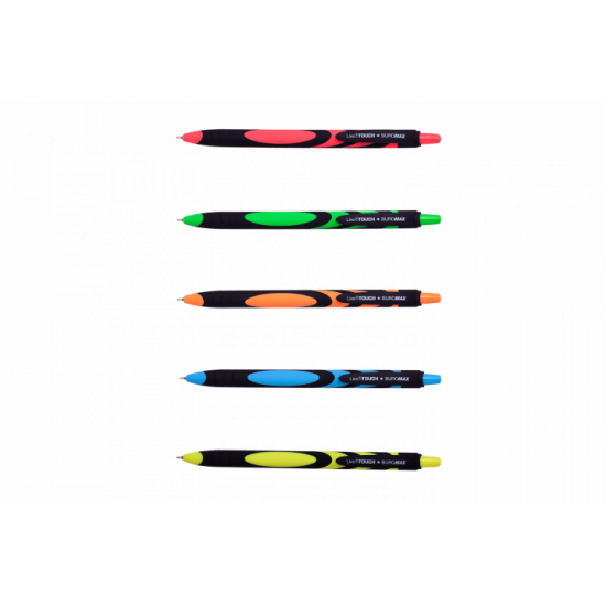 Ручка масляная автоматическая LIVE TOUCH, RUBBER TOUCH, 0,7 мм, синие чернила (BM.8270) Ручка масляная автоматическая LIVE TOUCH, RUBBER TOUCH, 0,7 мм, синие чернила (BM.8270)