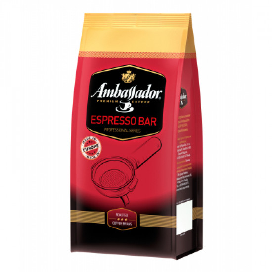 Кава AMBASSADOR у зернах 1000г пакет, 
