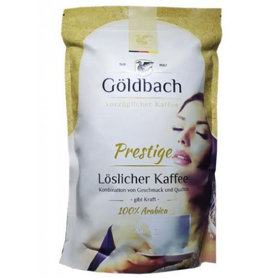 Кофе розчинний GOLDBACH PRESTIGE 200гр Кофе розчинний GOLDBACH PRESTIGE 200гр