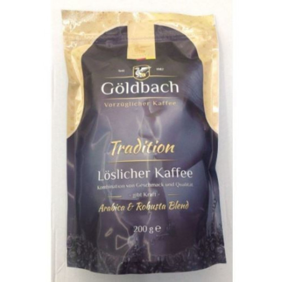 Кофе розчинний GOLDBACH TRADITION 200гр Кофе розчинний GOLDBACH TRADITION 200гр