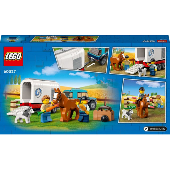 Конструктор LEGO City Фургон для коней (60327) Конструктор LEGO City Фургон для коней (60327)