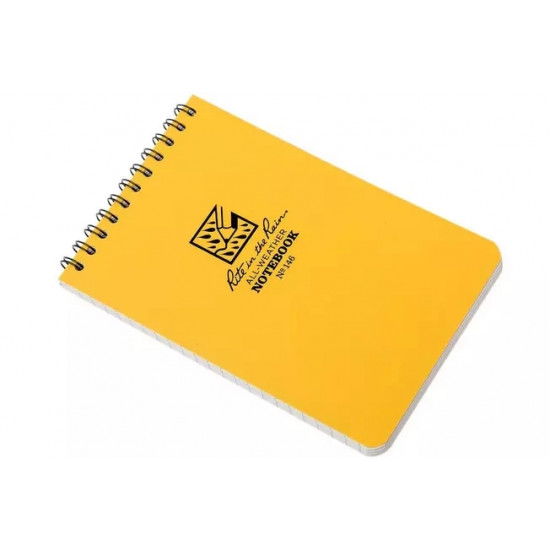 Блокнот из водонепроницаемой бумаги Rite in the Rain 4 x 6 Yellow, 146 Блокнот из водонепроницаемой бумаги Rite in the Rain 4 x 6 Yellow, 146