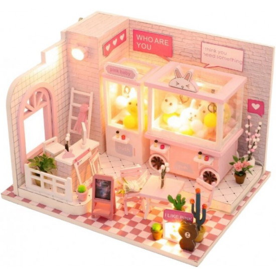 Конструктор румбокс DIY mini house MD 2505 C009 з підсвічуванням Конструктор румбокс DIY mini house MD 2505 C009 з підсвічуванням