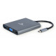 Док-станція Cablexpert USB-C 6-в-1 (A-CM-COMBO6-01) Док-станція Cablexpert USB-C 6-в-1 (A-CM-COMBO6-01)