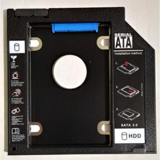 Карман для установки второго HDD/SSD вместо DVD привода Optibay Caddy Карман для установки второго HDD/SSD вместо DVD привода Optibay Caddy