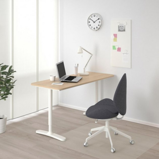 Письмовий стіл IKEA BEKANT 140х60 см дуб/білий (492.826.68) Письмовий стіл IKEA BEKANT 140х60 см дуб/білий (492.826.68)