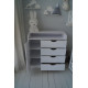 Пеленальный комод Baby Comfort Basic 4+1 белый Пеленальный комод Baby Comfort Basic 4+1 белый