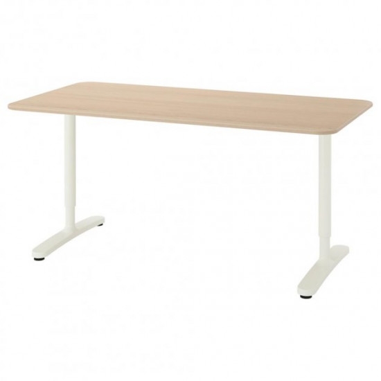 Письмовий стіл IKEA BEKANT 160х80 см дуб/білий (192.826.79) Письмовий стіл IKEA BEKANT 160х80 см дуб/білий (192.826.79)