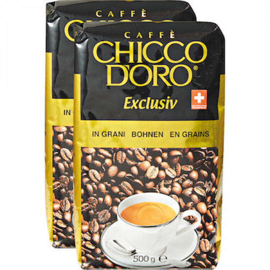 Кава в зернах Chicco d'Oro Exclusiv Вага: 0.5 кг Кава в зернах Chicco d'Oro Exclusiv Вага: 0.5 кг