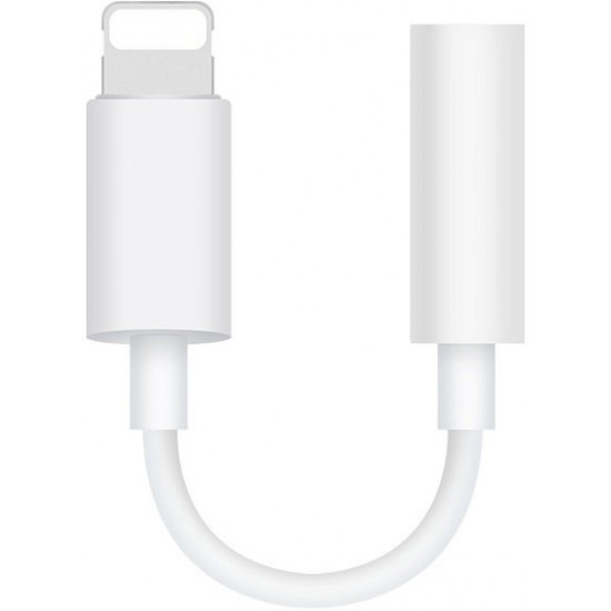 Кабель аудіо-перехідник AUX Cable GL032 7G Lightning To 3.5 Jack, білий Кабель аудіо-перехідник AUX Cable GL032 7G Lightning To 3.5 Jack, білий