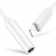 Кабель аудіо-перехідник AUX Cable GL032 7G Lightning To 3.5 Jack, білий Кабель аудіо-перехідник AUX Cable GL032 7G Lightning To 3.5 Jack, білий