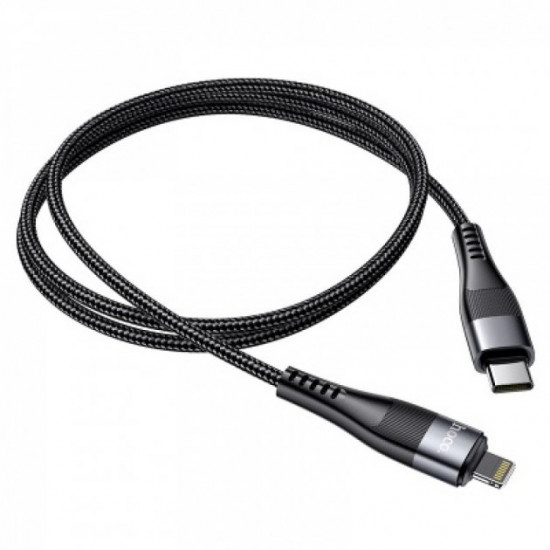 Кабель Hoco U99 Vortex Magnetic PD Lightning (1.2m) black Кабель Hoco U99 Vortex Magnetic PD Lightning (1.2m) black