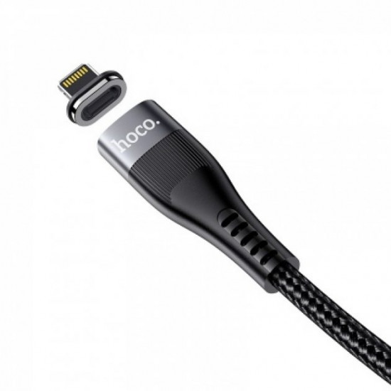 Кабель Hoco U99 Vortex Magnetic PD Lightning (1.2m) black Кабель Hoco U99 Vortex Magnetic PD Lightning (1.2m) black