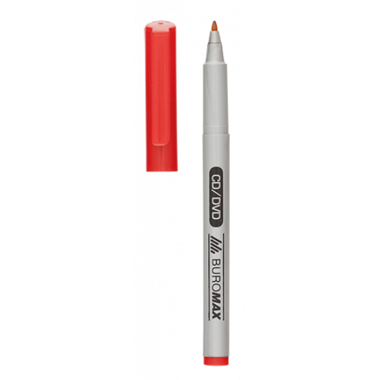 Маркер водостойкий Buromax Jobmax BM.8701-05 0.6 мм красный Маркер водостойкий Buromax Jobmax BM.8701-05 0.6 мм красный