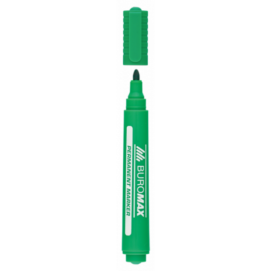 Маркер водостойкий Buromax Jobmax BM.8700-04 зеленый Маркер водостойкий Buromax Jobmax BM.8700-04 зеленый