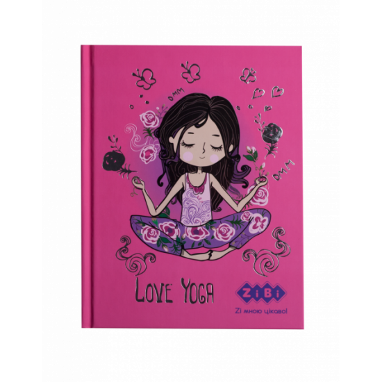 Блокнот ZiBi YOGA А5 клытинка KIDS Line малиновий Блокнот ZiBi YOGA А5 клытинка KIDS Line малиновий
