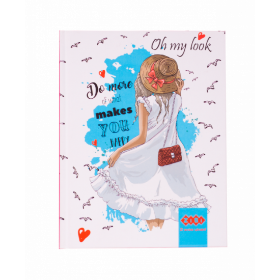 Блокнот ZiBi FASHION KIDS Line А5 клітинка Блокнот ZiBi FASHION KIDS Line А5 клітинка