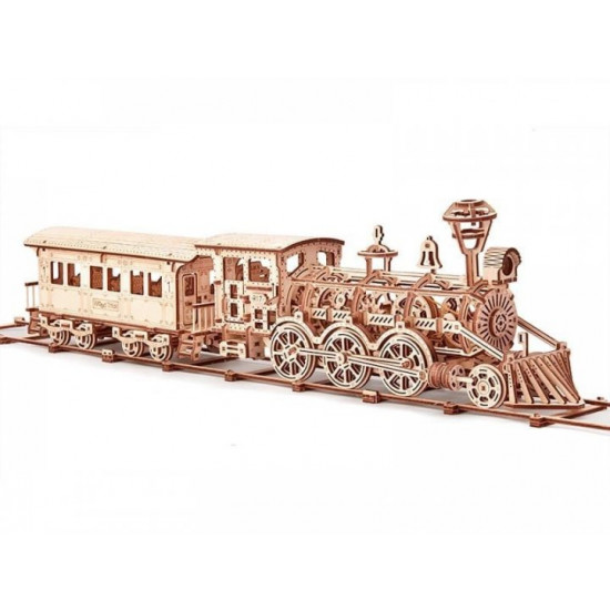 Дерев'яний 3D конструктор Wood Trick Локомотив 405 деталей (00332) Дерев'яний 3D конструктор Wood Trick Локомотив 405 деталей (00332)