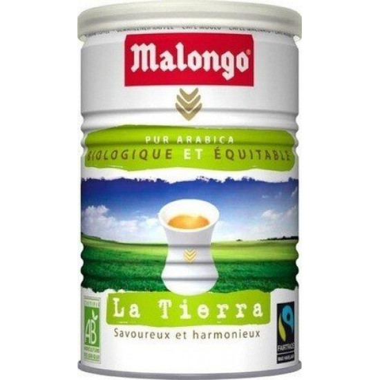 Кава мелена Malongo La Tierra з/б 250 г
