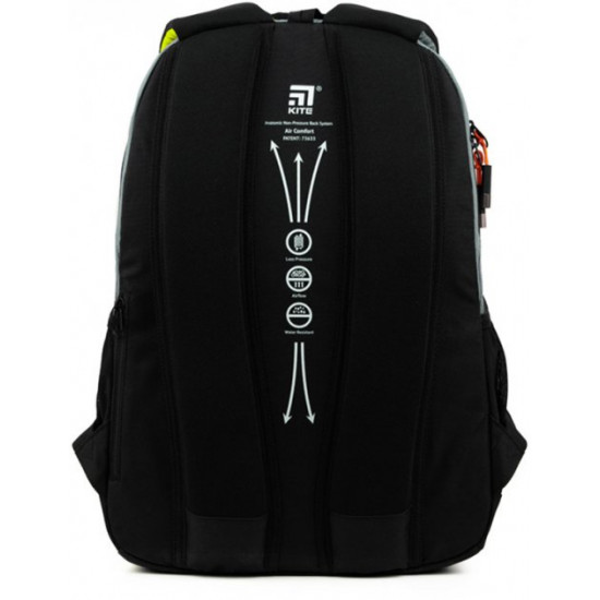 Рюкзак подростковый Kite для мальчика 44x31x17 см 20 л колорблок (K22-813L-2) Рюкзак подростковый Kite для мальчика 44x31x17 см 20 л колорблок (K22-813L-2)