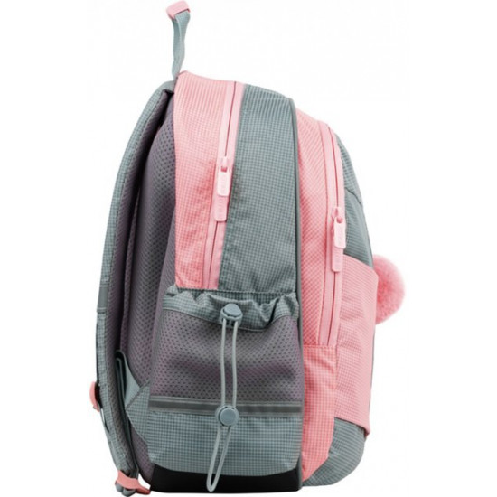 Рюкзак школьный Kite для девочки 36x25x12 см 12 л серо-розовый (K22-771S-2) Рюкзак школьный Kite для девочки 36x25x12 см 12 л серо-розовый (K22-771S-2)