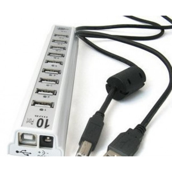 USB хаб hub 10 портів розгалужувач активний USB хаб hub 10 портів розгалужувач активний