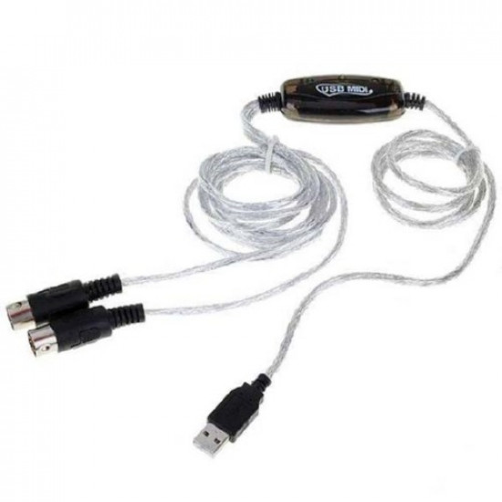 MIDI інтерфейс кабель USB, підключення клавіатури MIDI інтерфейс кабель USB, підключення клавіатури