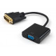 Перехідник DVI 24+1 M to VGA F 1080p Vinga (VCPDVI241VGA) Перехідник DVI 24+1 M to VGA F 1080p Vinga (VCPDVI241VGA)