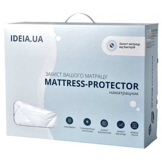 Наматрасник стеганый IDEIA Home Collection Lux Elite с бортом 160х200 см Белый (4820182655517) Наматрасник стеганый IDEIA Home Collection Lux Elite с бортом 160х200 см Белый (4820182655517)