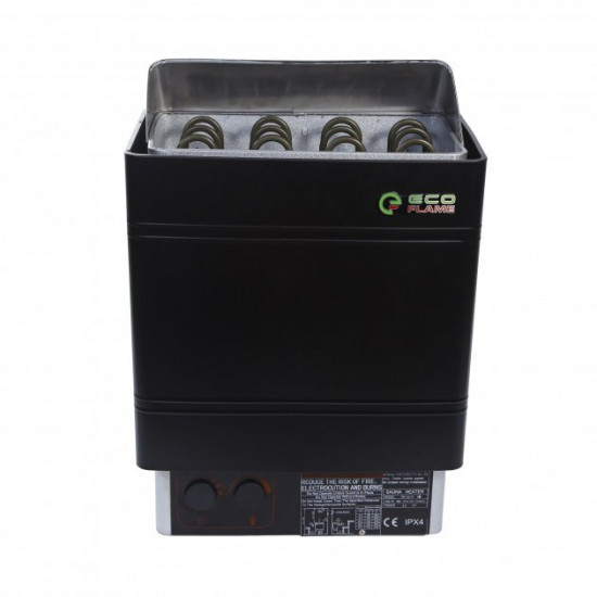Электрокаменка EcoFlame AMC 60D, 6 кВт, 9 м.куб, 220/380В, с пультом CON4 Электрокаменка EcoFlame AMC 60D, 6 кВт, 9 м.куб, 220/380В, с пультом CON4